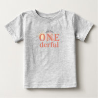 WUNDERvolles 1. Geburtstags-Feines-Jersey-Baby-T-S