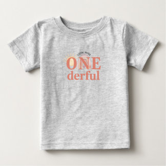 WUNDERvolles 1. Geburtstags-Feines-Jersey-Baby-T-S Baby T-shirt