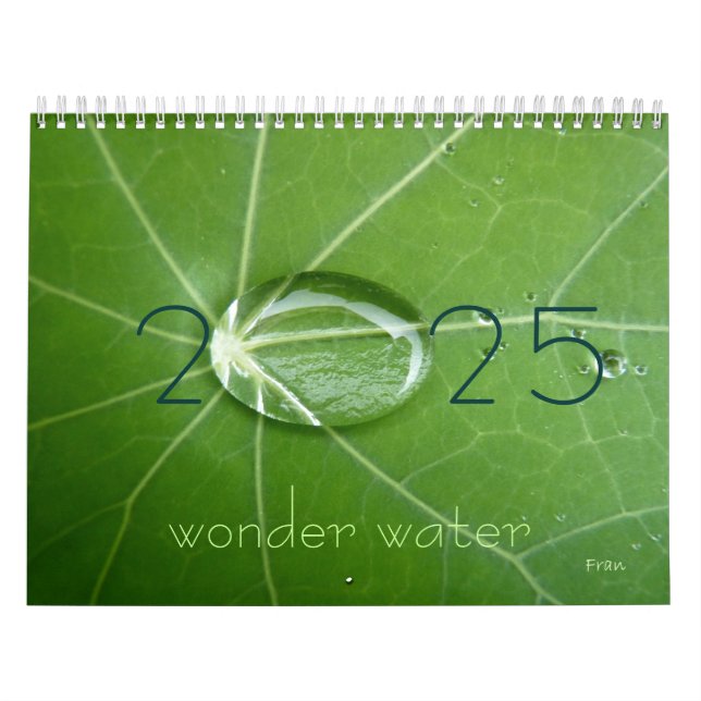 Wunderwasser 2025 kalender (Titelbild)