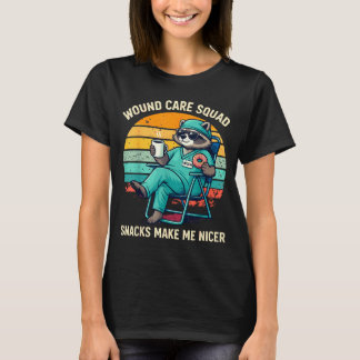 Wundpflegekrankenschwester Lustige Snacks machen e T-Shirt