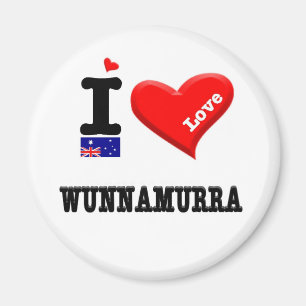 WUNNAMURRA - I-Liebe Magnet