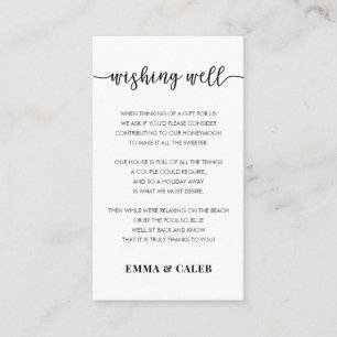 Wunsch der wohlen Einschließungs-Karte Begleitkarte