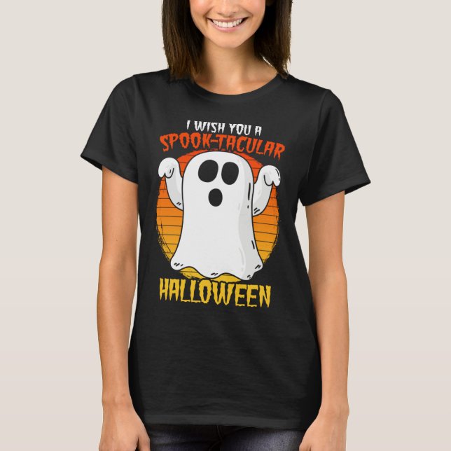 Wünsch dir ein spooktastisches Halloween für Kinde T-Shirt (Vorderseite)