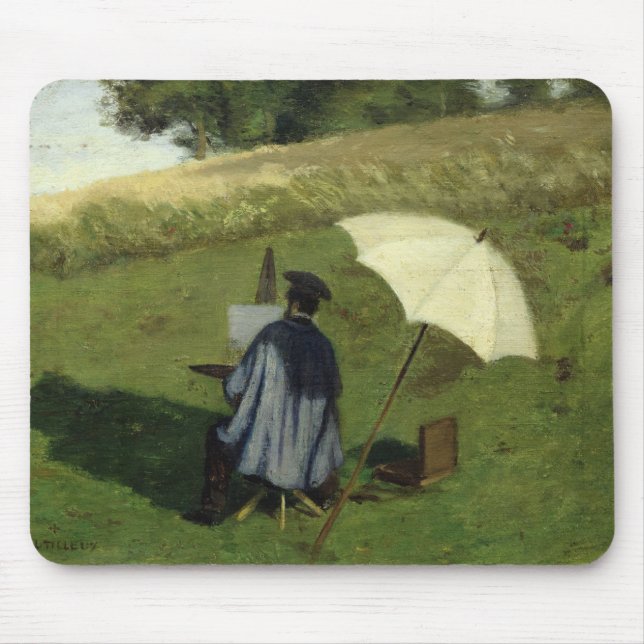 Wunsch Dubois, das im Freien, c.1852 malt Mousepad (Vorne)