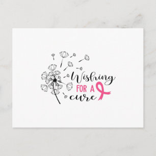 Wunsch nach einer Heilung von Krebs Postkarte