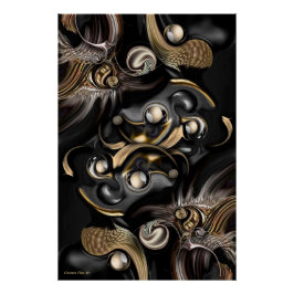 "Wunsch nach Schöpfung", glänzendes Poster