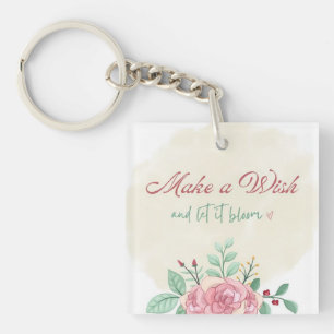 Wunsch-Schlüsselanhänger Florales süßes Accessoi Schlüsselanhänger