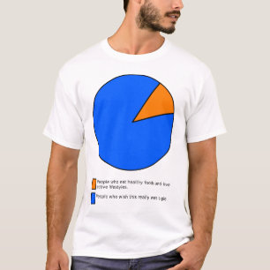 Wunsch war es Kreisdiagramm-lustiges Shirt