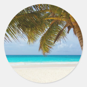 Wunsch waren Sie hier! Runder Aufkleber