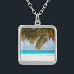 Wunsch waren Sie hier! Versilberte Kette<br><div class="desc">Entgehen Sie der Ablenkung und der Mühe Ihres Alltagslebens und kommen Sie verbinden uns auf dem perfekten Strandparadies.</div>