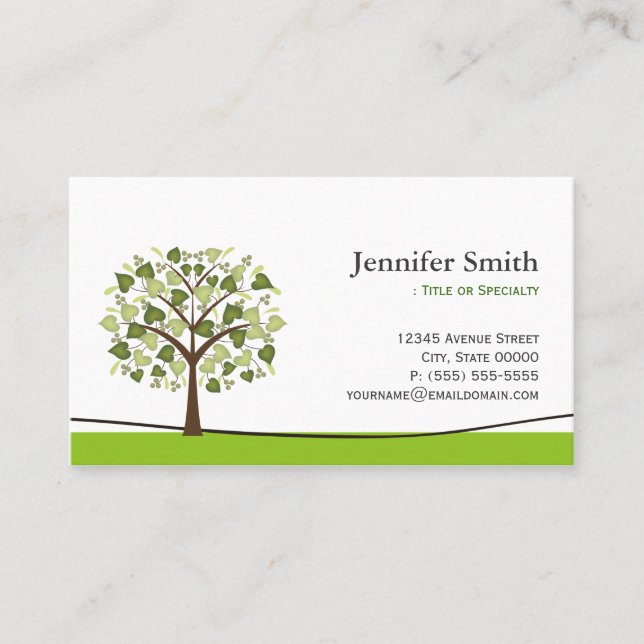 Wunschbaum - Ernennung Terminkarte (Vorderseite)