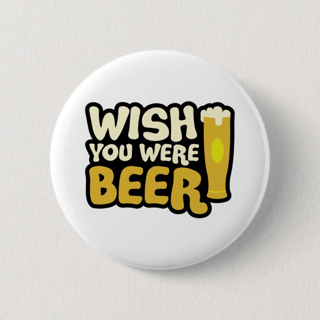 Wunschbier Button (Vorderseite)