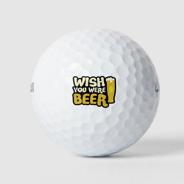 Wunschbier Golfball (Vorderseite)