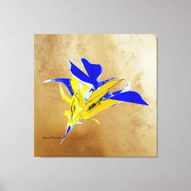 Wunschblume Leinwanddruck (Vorderseite)