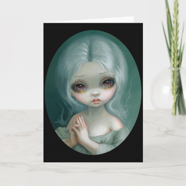 "Wunschdenken-" Gruß-Karte Karte (Vorderseite)