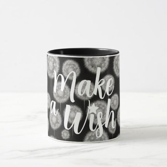 Wunschdenken "Mach einen Wunsch" Tasse (Zentrum)