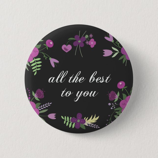 Wünsche am besten Sie Button (Vorderseite)