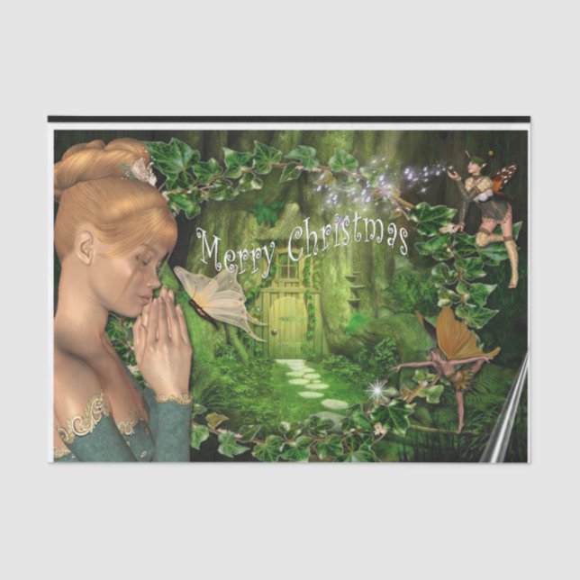 Wünsche aus dem Feenreich Seidenpapier (Vorderseite)