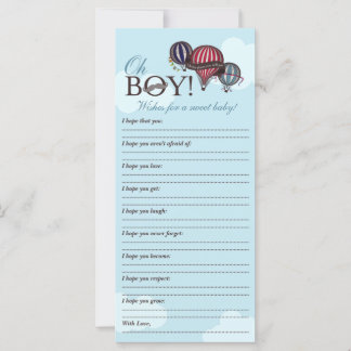 Wünsche für Baby - Baby Showcard