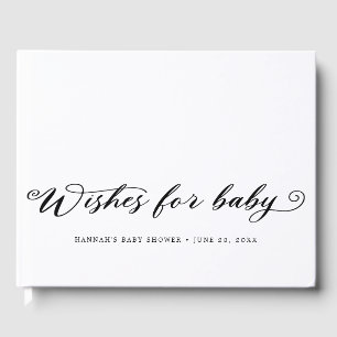 Wünsche für Baby Gästebuch