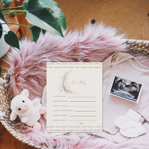 Wünsche für Baby Moon Child Boho Hippie