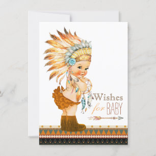 Wünsche für Baby Wild und kostenlose Babydusche Einladung