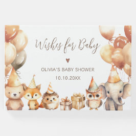 Wünsche für Baby Woodland Baby Shower Gästebuch