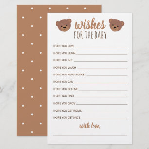 Wünsche für das Baby für Baby Shower und Geburtsta