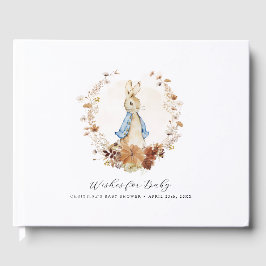 Wünsche für das Baby Gästebuch Peter Rabbit Autumn