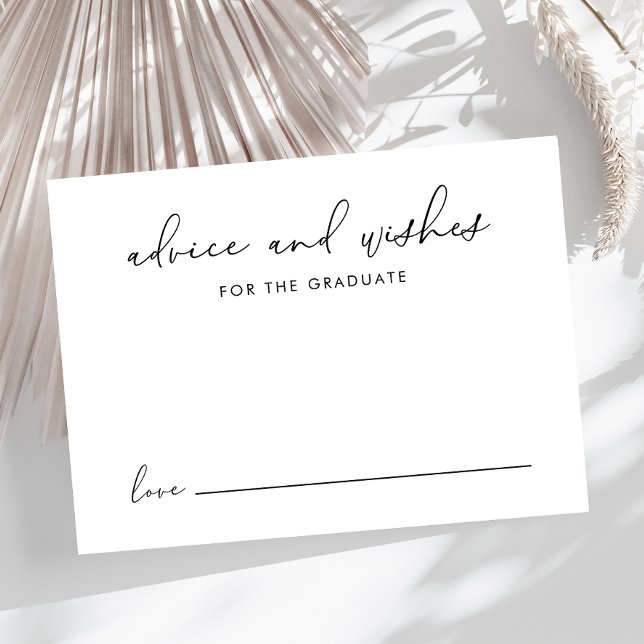 Wünsche für den Abschluss des Absolventen Begleitkarte (Von Creator hochgeladen)