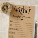 Wünsche für die Happy Couple Card Flyer<br><div class="desc">Wünsche für das glückliche Paar Vorlage bietet eine braune Basis für einen rustikalen Look (Imitat Kraft Textur - nicht echtes Kraft Papier). Machen Sie es sich selbst, indem Sie Text hinzufügen. Bitte beachten Sie: Bei Schwarz-Weiß-Karten müssen Sie die braune Basisschicht löschen. Um auf erweiterte Editierwerkzeuge zuzugreifen, gehen Sie bitte zu...</div>