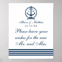 Wünsche für die Hochzeit von Herrn und Frau Navy