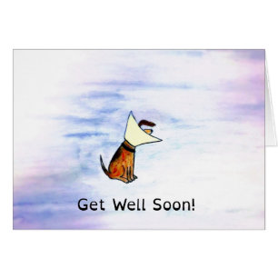 Wünsche für eine nasse Nase und einen Wagging