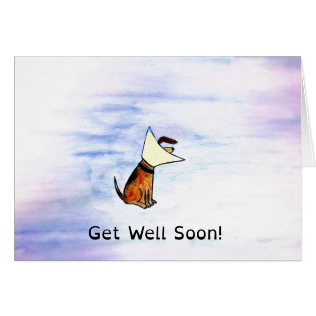 Wünsche für eine nasse Nase und einen Wagging (Vorderseite (Horizontal))