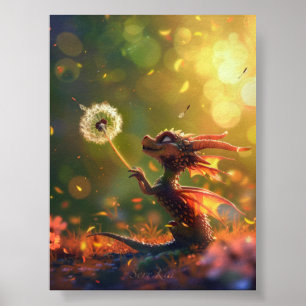 Wünsche im Winddruck & Download Poster