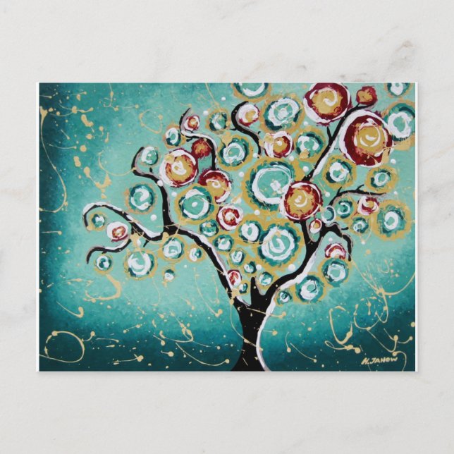 "Wünsche" Postkarte (Vorderseite)