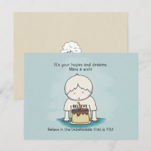 Wünsche sind Hoffnungen und Träume Postkarte
