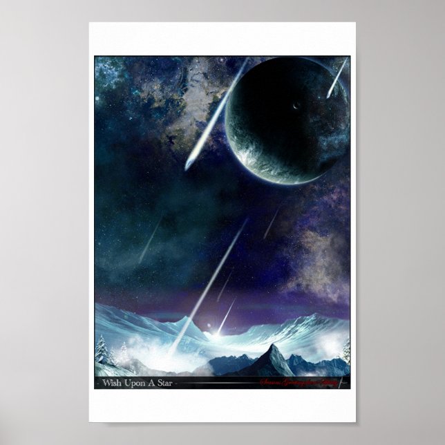 Wünschen nach einem Stern Poster (Vorne)