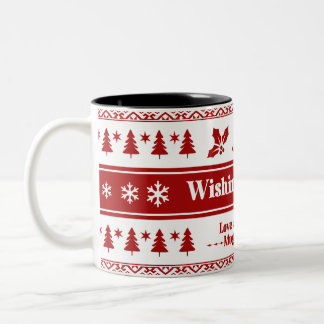 Wünschen Sie Freude, Liebe und endlose Tasse von K