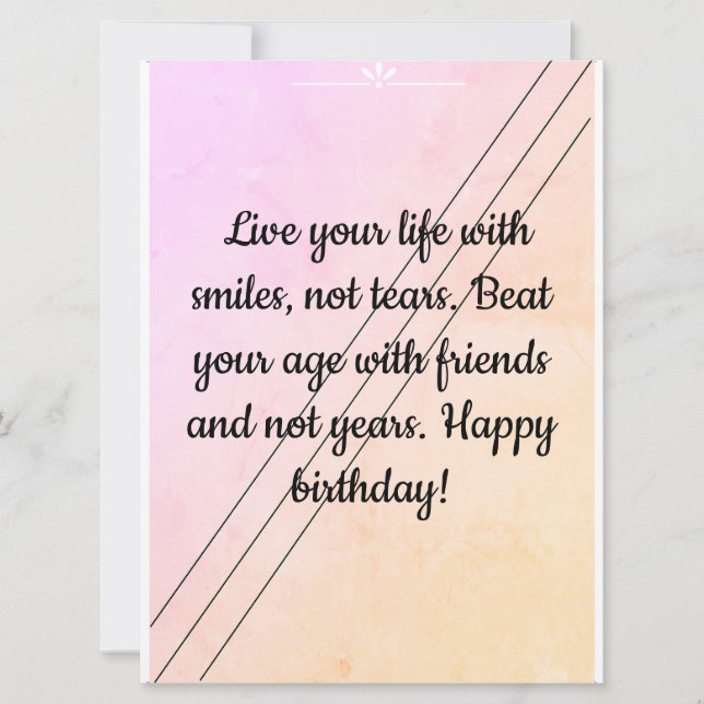 Wünschen Sie Ihren Lieben den besten Tag damit (Vorderseite)