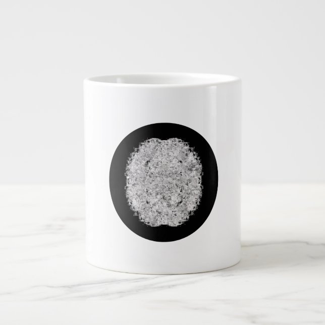 Wünschen Sie mich nicht Jumbo-Tasse (Vorderseite)