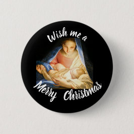 Wünschen Sie mir einen fröhlichen Weihnachtsklick Button