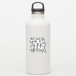 Wünschen Sie sich ein fröhliches Weihnachtshandbri Aufkleber