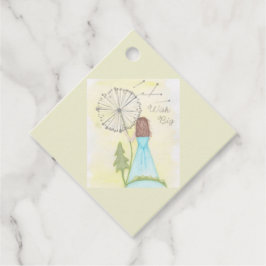 Wünschen Sie sich ein kleines Mädchen aus einem Lö Geschenkanhänger