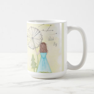 Wünschen Sie sich ein kleines Mädchen aus einem Lö Kaffeetasse