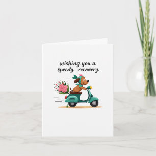 Wünschen Sie sich eine schnelle Erholung Karte