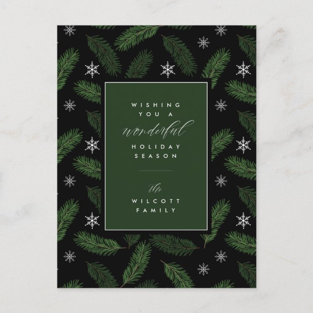 WÜNSCHEN SIE SICH EINEN WUNDERBAREN URLAUB | Foto  Postkarte (Vorderseite)