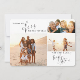 WÜNSCHEN SIE SICH FÜR DAS NEUE JAHR FEIERTAGSKARTE