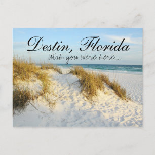 Wünschen Sie sich hier - Destin, Florida Postkarte