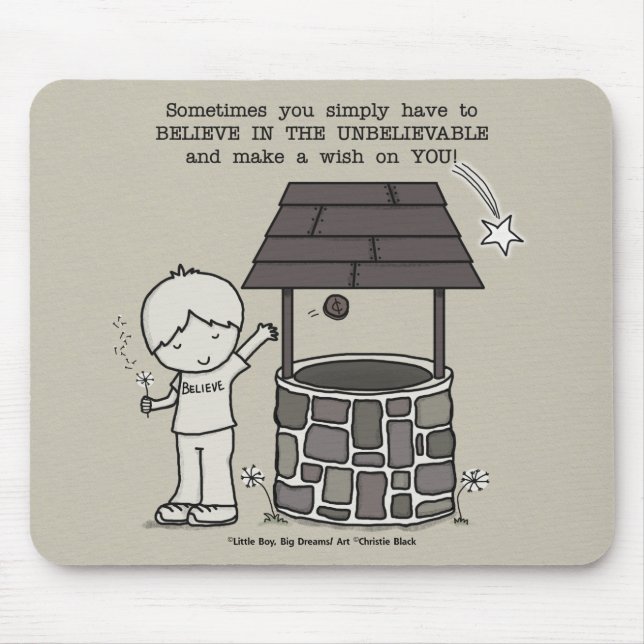 Wünschen Sie sich! Mousepad (Vorne)